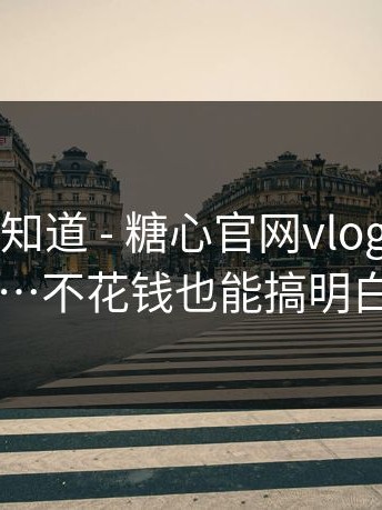 很多人不知道 - 糖心官网vlog，糖心tv…不花钱也能搞明白